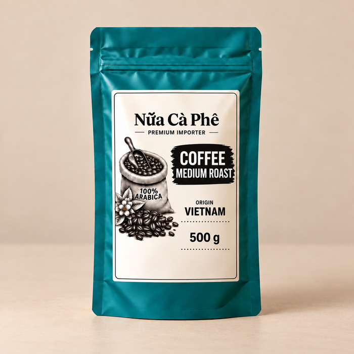 Medium Roast Coffee — 100% Arabica Vietnam