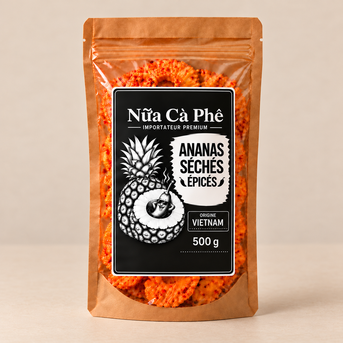 Ananas séchés épicés du Vietnam